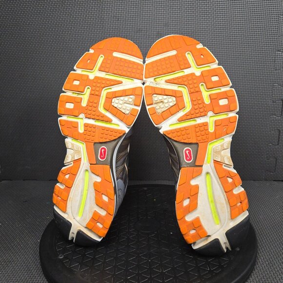 Nike Lunarglide 2 Shoes Womens Sz 8 Gray Orange Trainers Sneakers - Picture 7 of 9